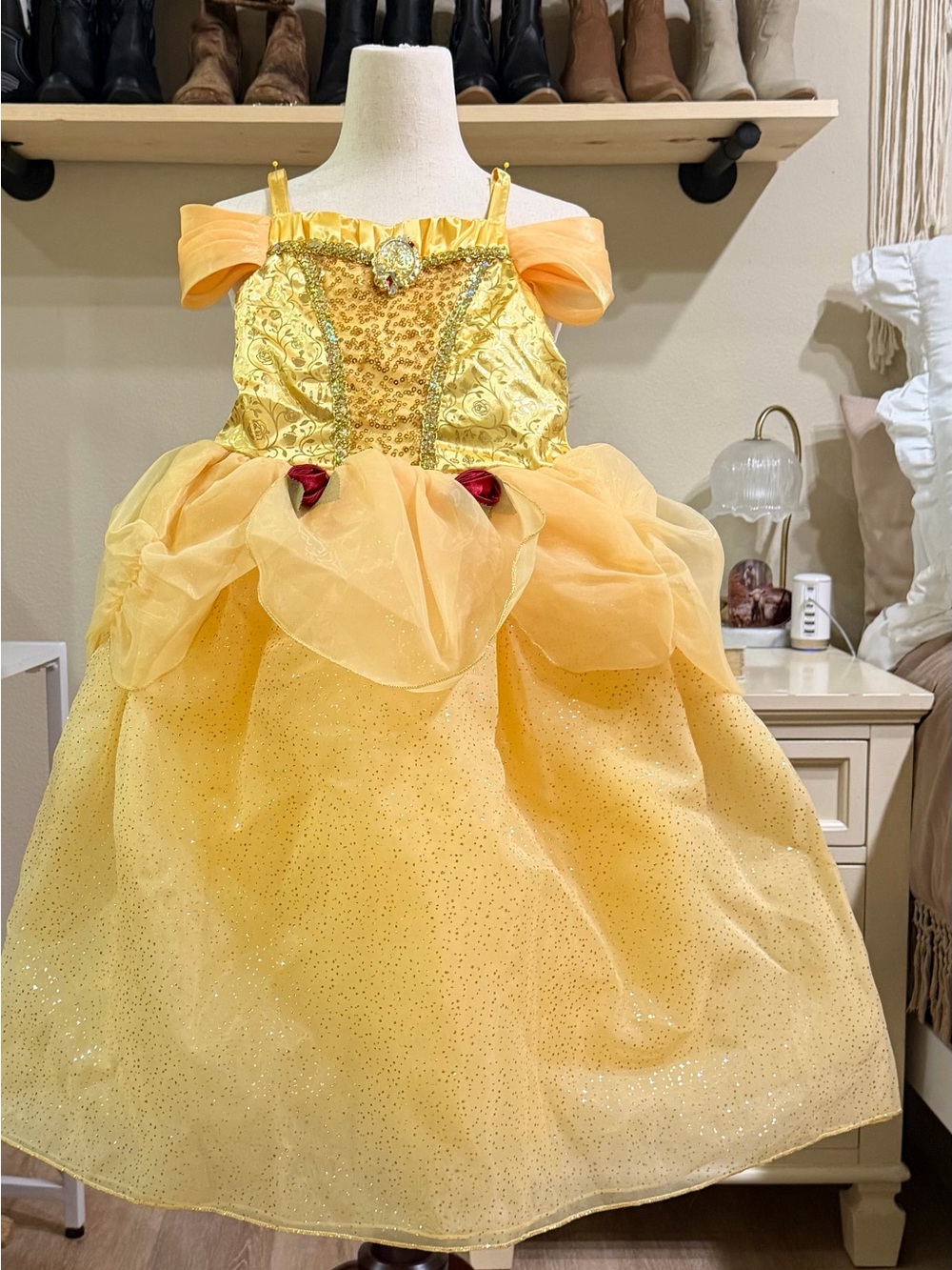 Yellow Disney’s Belle Ball Gown Kids Costume